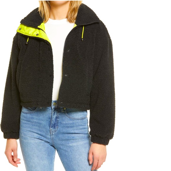 BP Neon Faux Shearling Bomber 🤩 - Picture 2 of 3